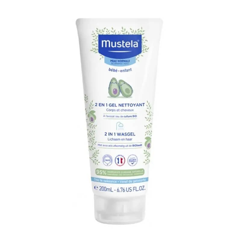 mustella 2 en 1 MUSTELA 2EN1 GEL CHEVEUX ET CORPS 150ML – Image 1